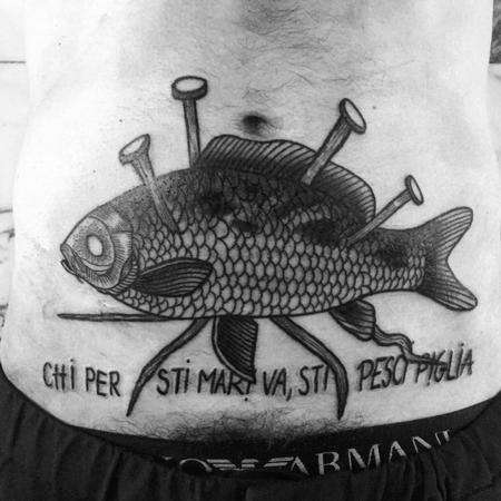 Tattoos - fish nails - 128023